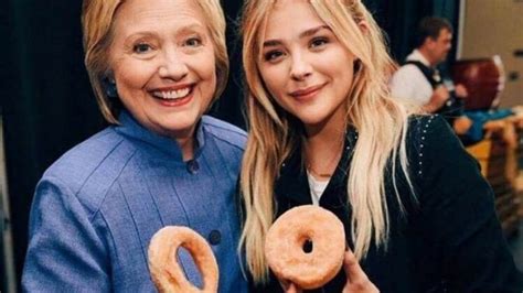 hillary clinton donut day.